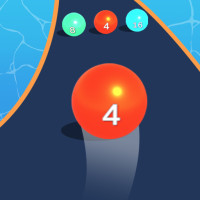 Play Color Ball Run 2048 now!
