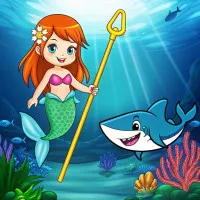 Play Princess vs Shark now!